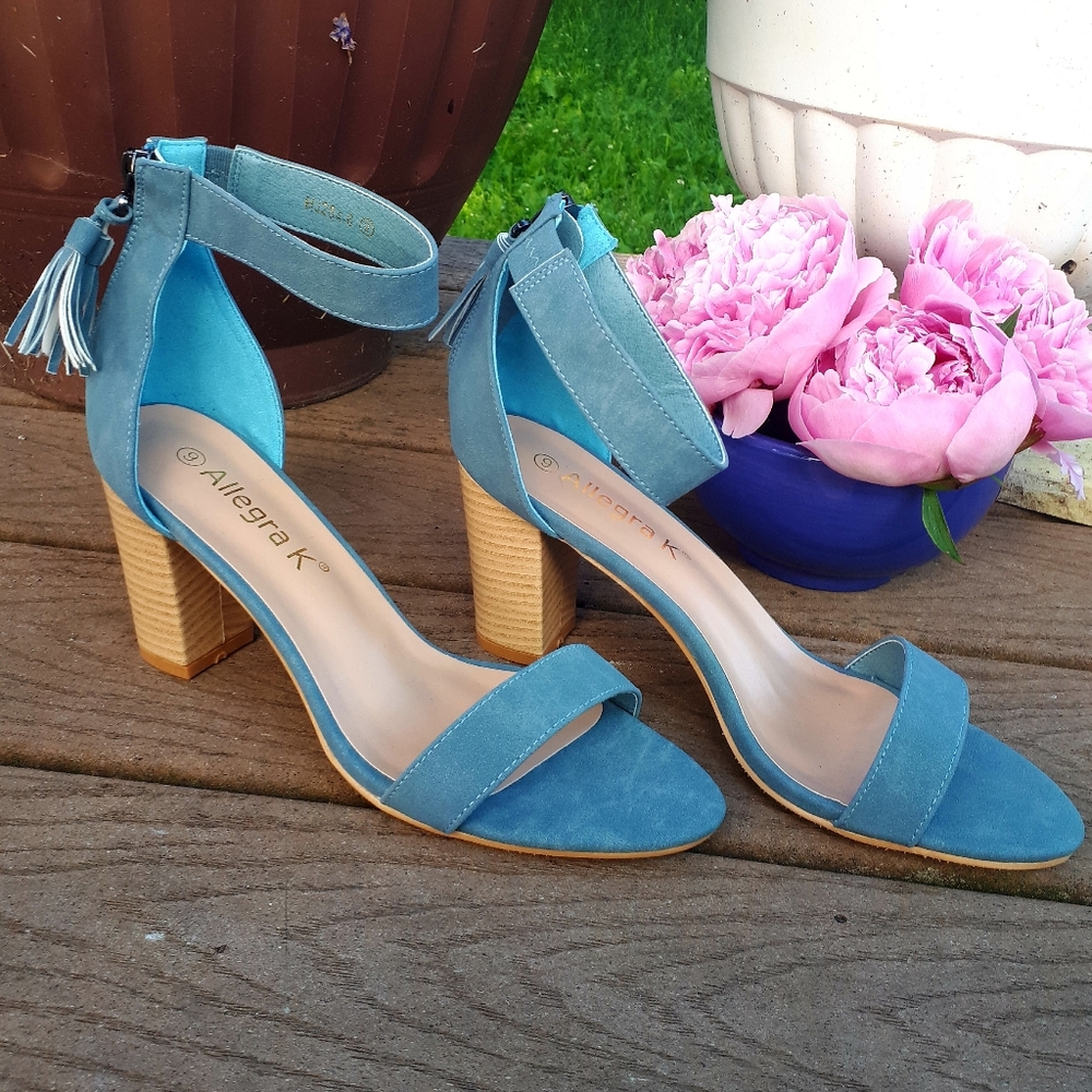 Light Blue High Heels